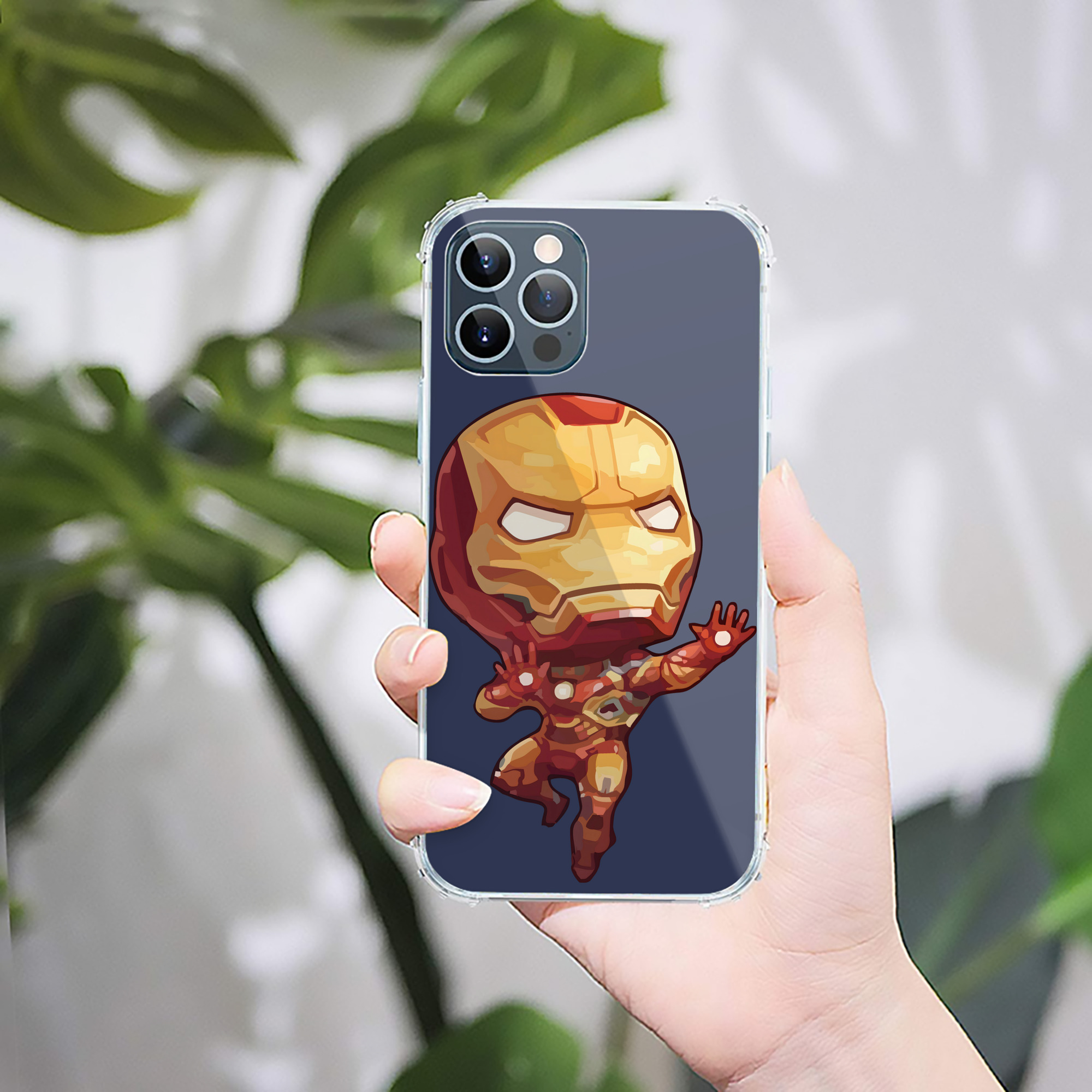 （画像用） アベンジャーズ The Avengers 【iPhone 12シリーズ対応】透明スマホケース（クリアソフトケース）